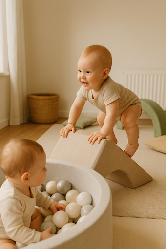 Atelier de motricité et éveil sensoriel pour bébés et jeunes enfants de 3 mois à 3 ans